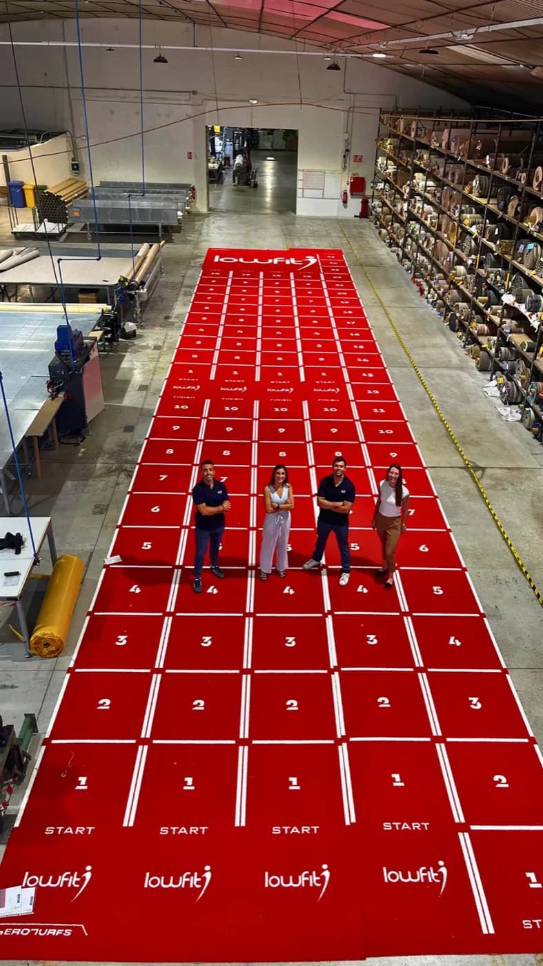 Lowfit XL complete track at our factory