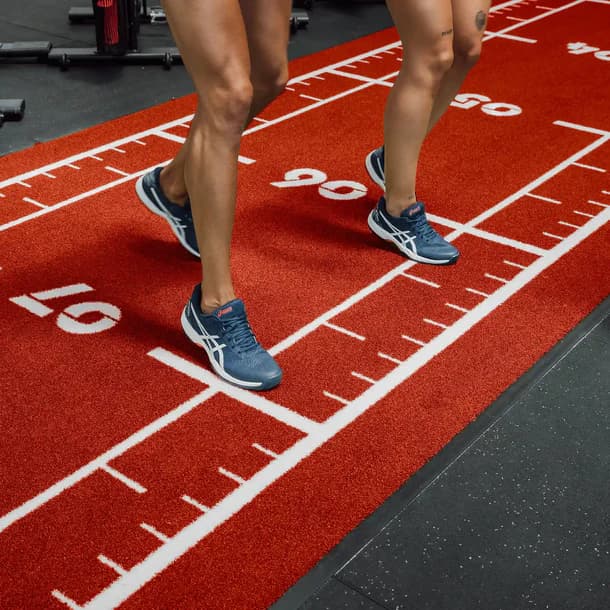 Artificial turf for functional training and HIIT in sports centers